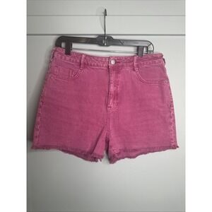 Anthropologie Women's Pilcro High Waisted Pink Shorts Size‎ 29